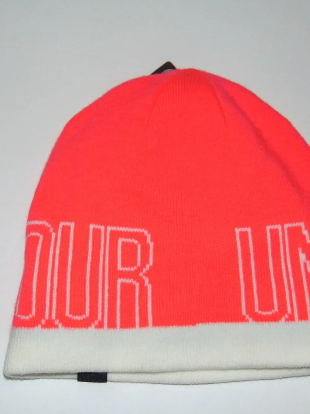 New Under Armour Coldgear Youth Girl's Winter Hat Red Knit Beanie